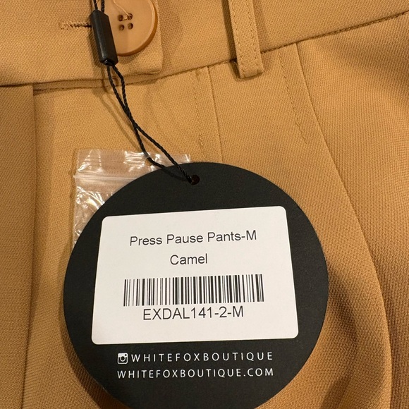 White Fox Boutique - Press Pause pants - Camel - Picture 7 of 7